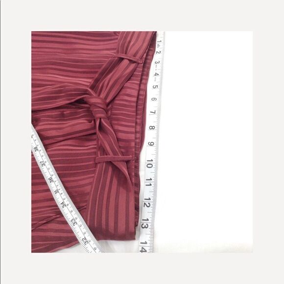 Tularosa Sheer Lace Wide Leg Belted Lace Hem Pants Size Small - Picture 4 of 8